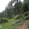 Hiking along the Woods Canyon Lake trail