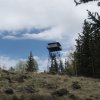 fire lookout tower on Escudilla mountain
