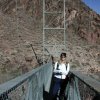 Crossing the bridge across the Colorado river on the South Kaibab trail