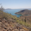 Lake Pleasant as seen from the Yavapai Lookout trail