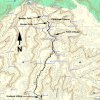 map: Havasupai canyon trail