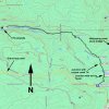 map: Day 1 - Black canyon of the Yellowstone river