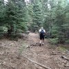 Hiking along the Mormon Mountain trail