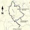 map: Little pan loop trail