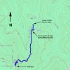 map: Grandview trail to Horseshoe mesa trail