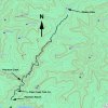 map: Ribbon Falls trail