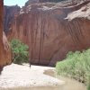 Feeling small in the Paria river canyon
