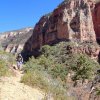 Hiking along the Old Bright Angel trail
