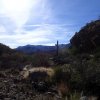 Blue skies in the Superstition Wilderness