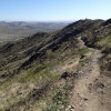 Hiking the Bursera Peak trail - South Mountain