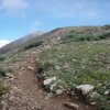 On the trail to Quandary peak