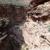In the narrows of Hermit canyon