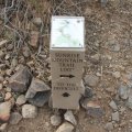 Sunrise mountain trail marker
