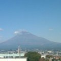 Distant views of Mount Fuji