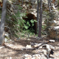 hiking to the railroad tunnel